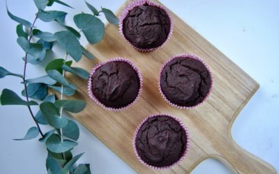 Rote Beete Dattel Muffins