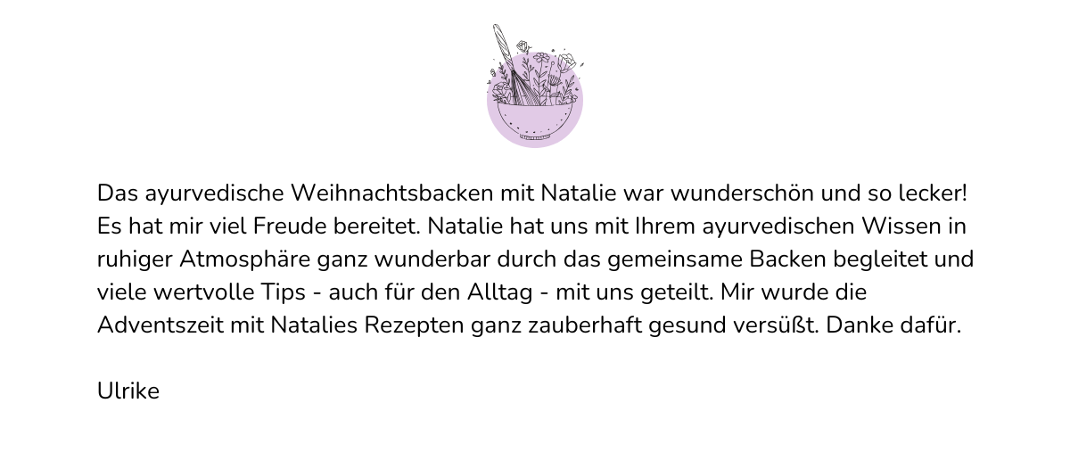 Rezension ayurvedisch backen